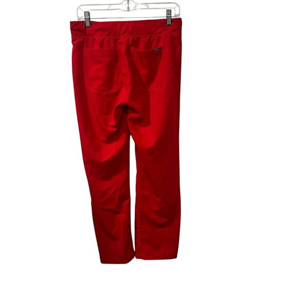 Figs Red Livingston Collection Drawstring Scrub Pants S/P Womens Lightweight - Picture 3 of 6